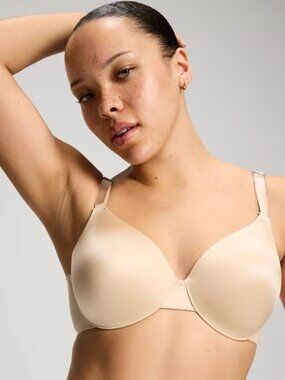 Soma 36C Bra Vanishing Back Balconet Underwire Style Beige Smooth t-shirt